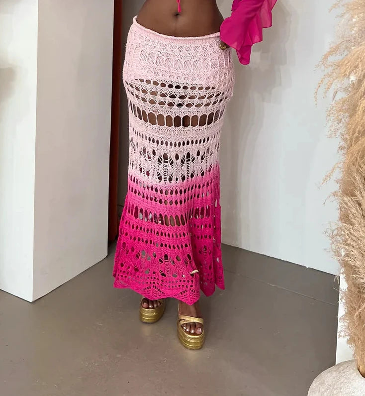 Gishana vacay beaded links skirt set