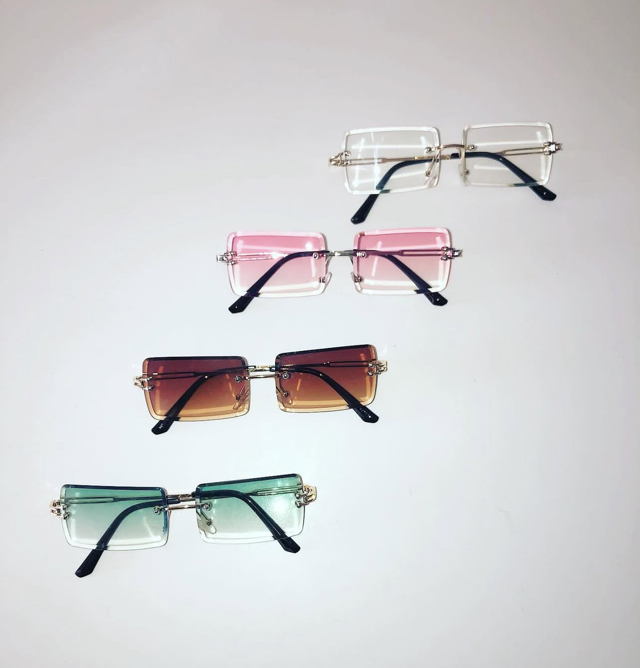 Tinted lens glasses