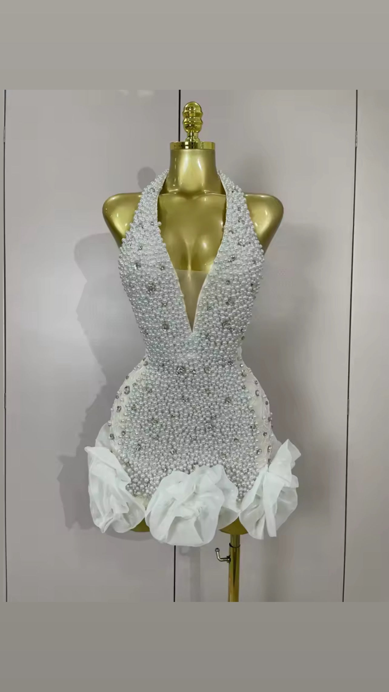 Vera I beaded mini dress