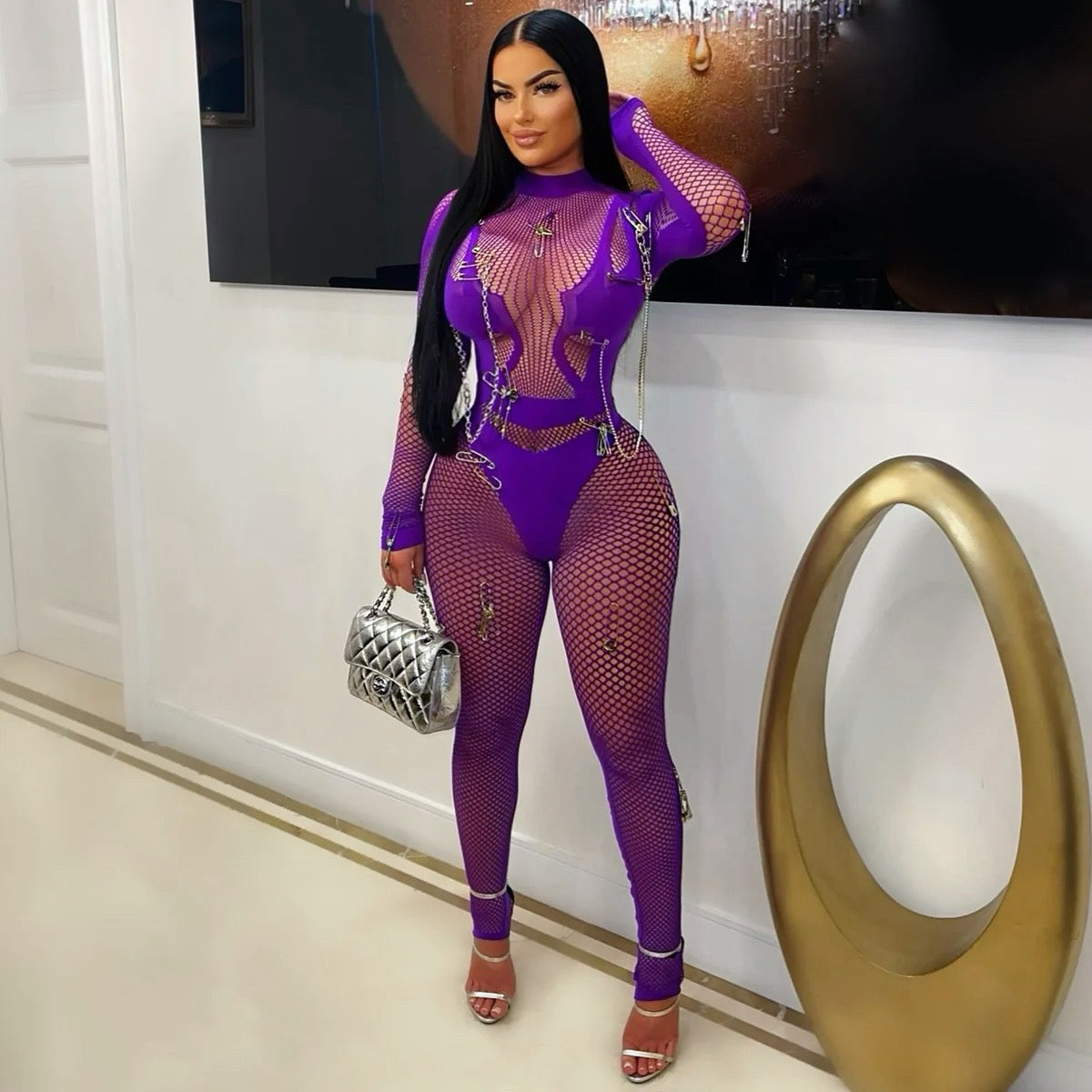 Rockellir emo pin jumpsuit
