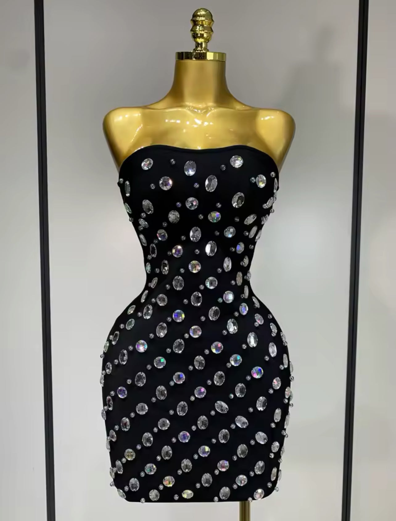 Morrgoleen gems tube dress