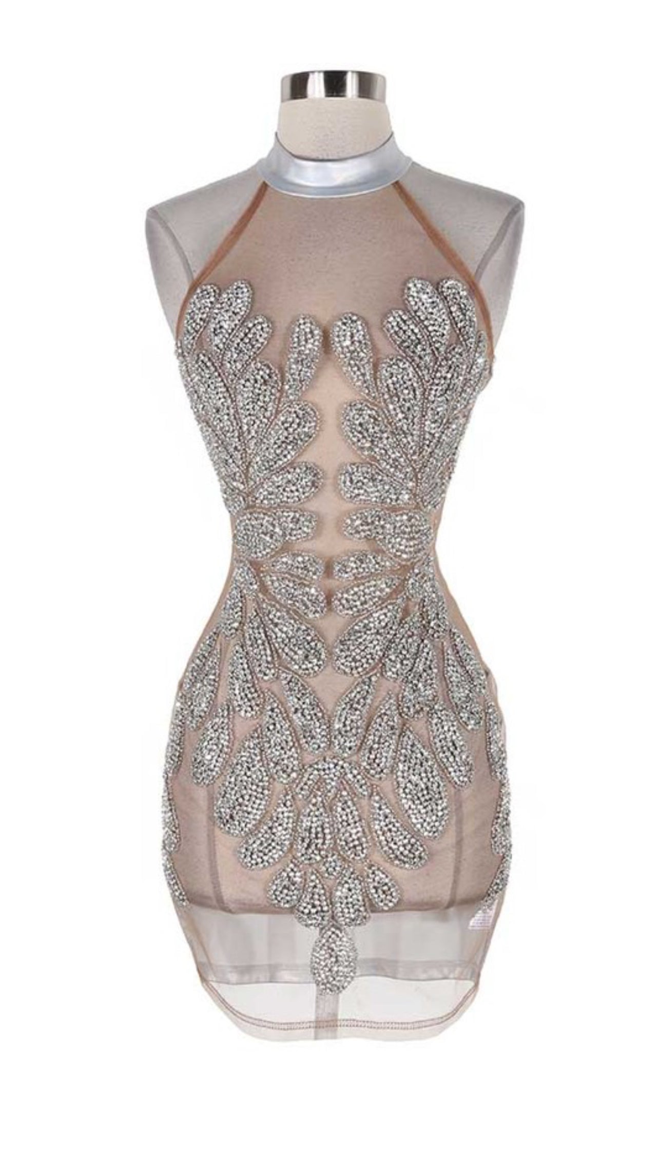 Petalissa diamond mini dress