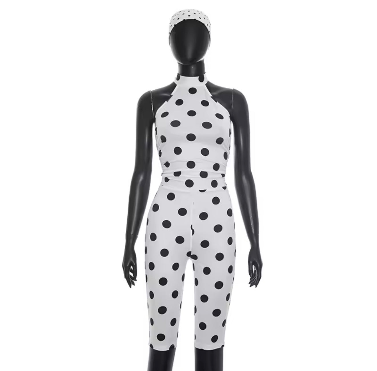 Polkon dotted romper