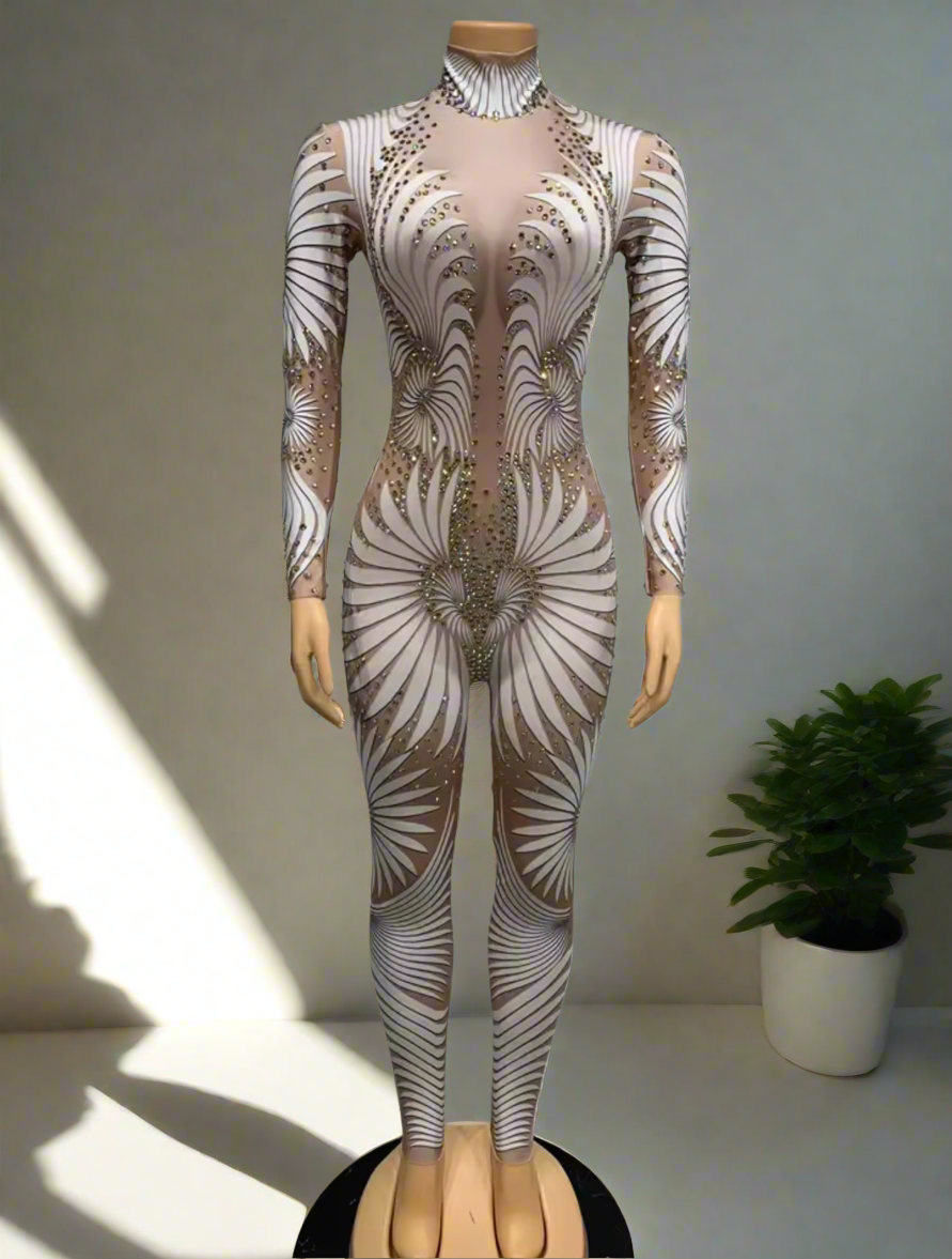 Bladezeri fanned out jumpsuit