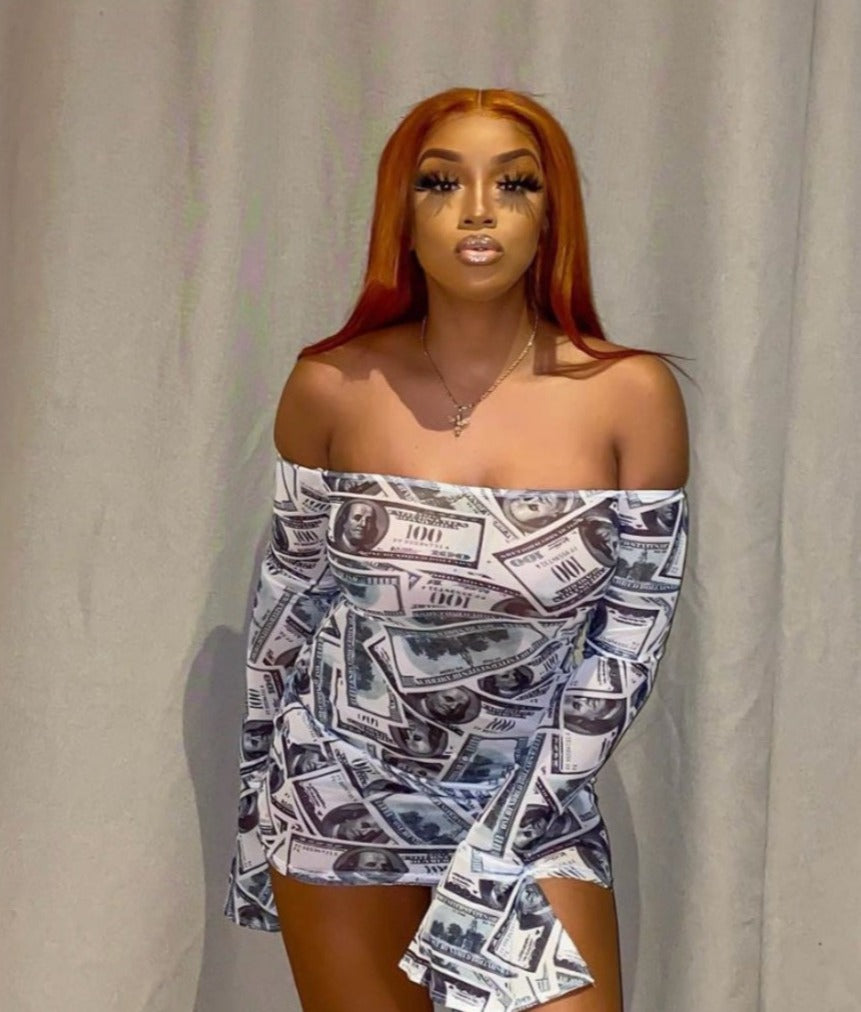 Cash fever mini dress - FINAL SALE