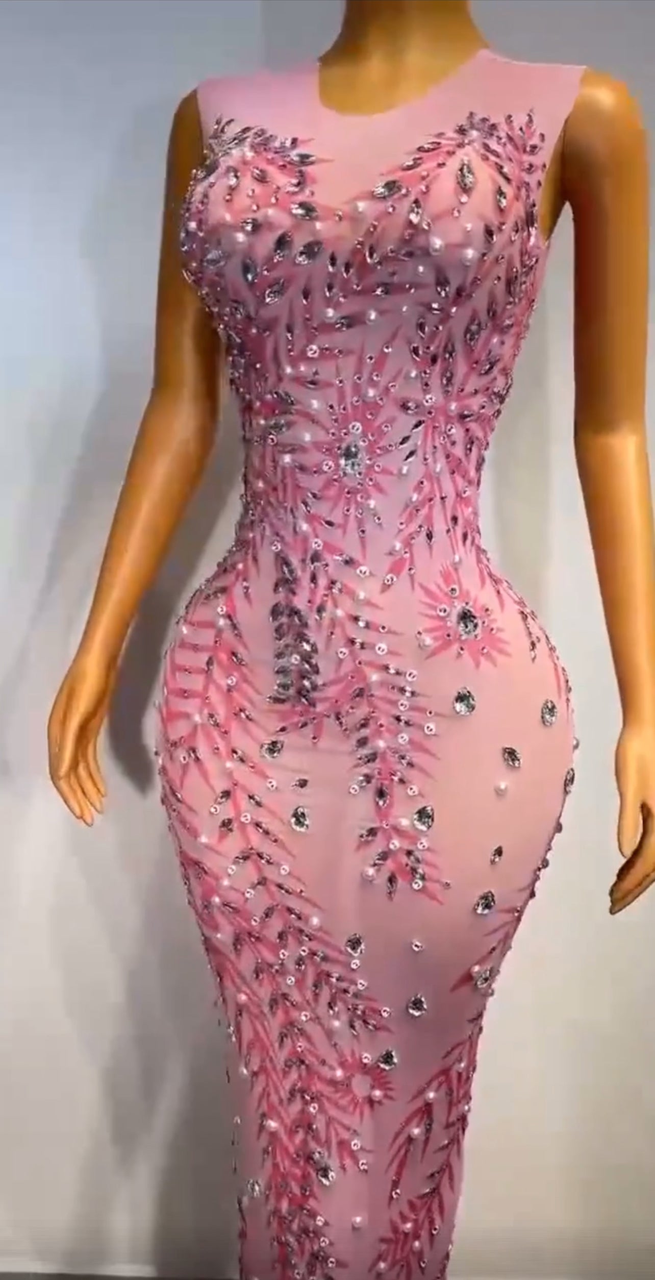 Poisés diamond glam long dress