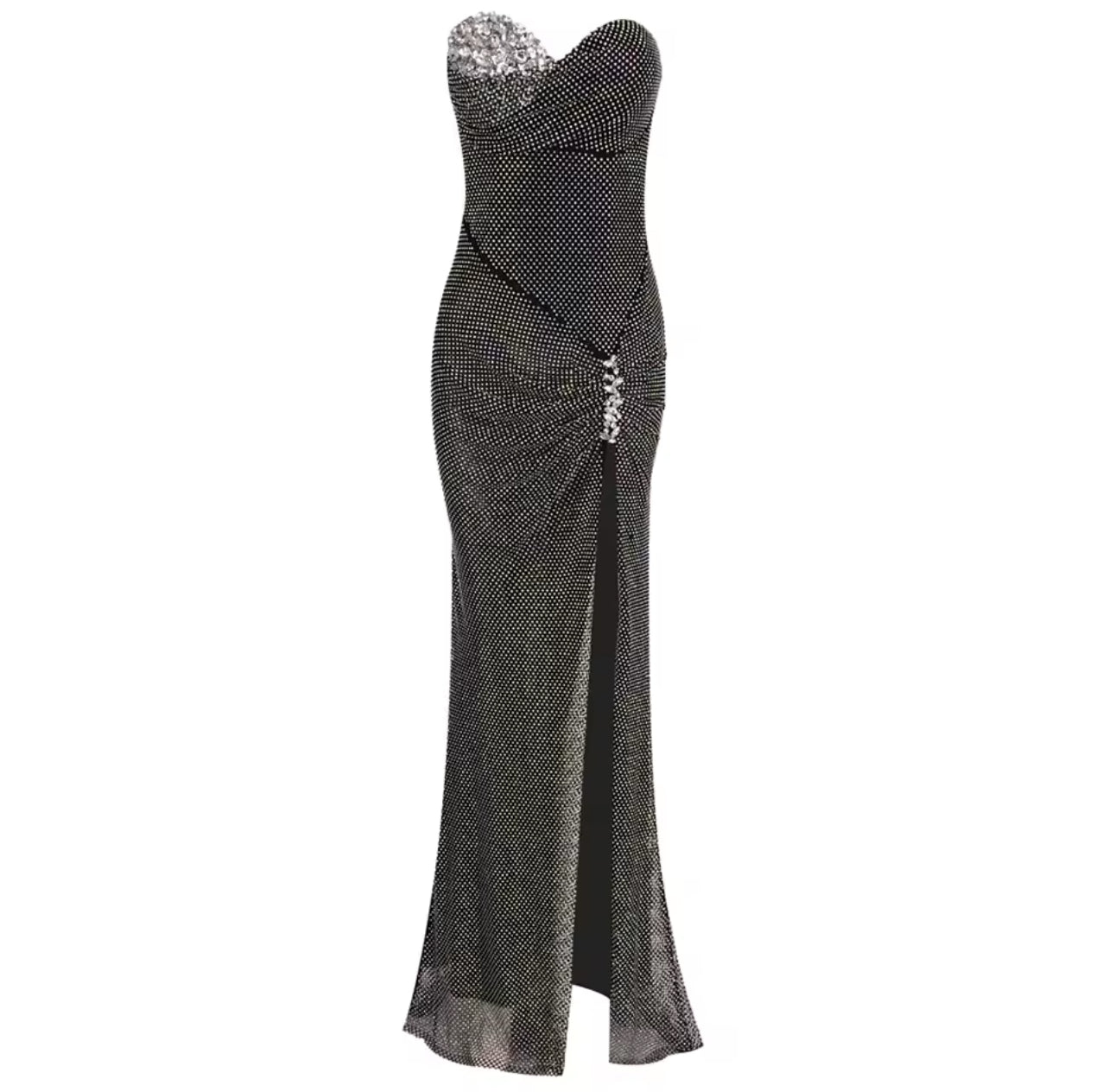 Dieminiq stones bombshell gown