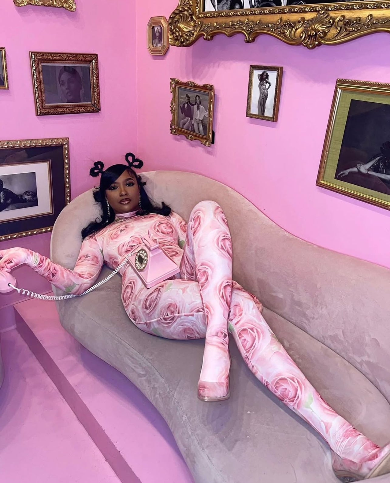 Rosé posh jumpsuit