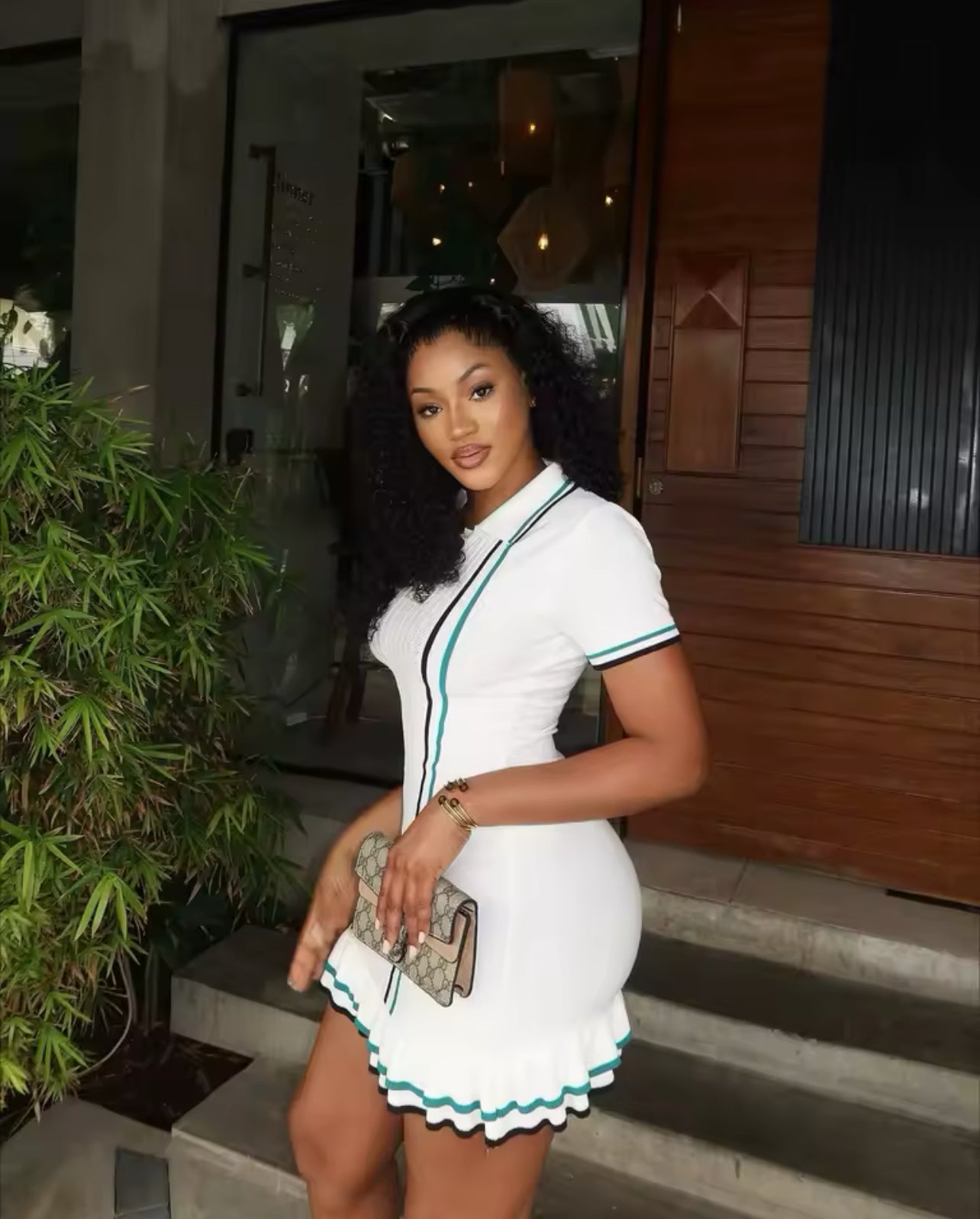 Rienne tennis frill dress