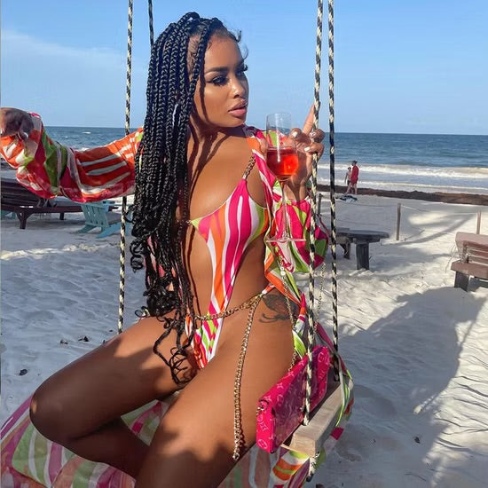 Fruitiv mixcolor monokini swim-set