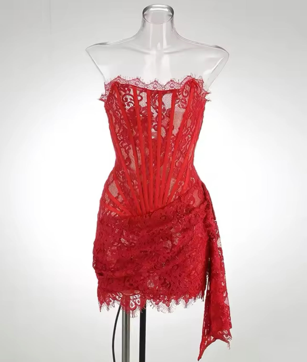 Hashiri lace corset dress