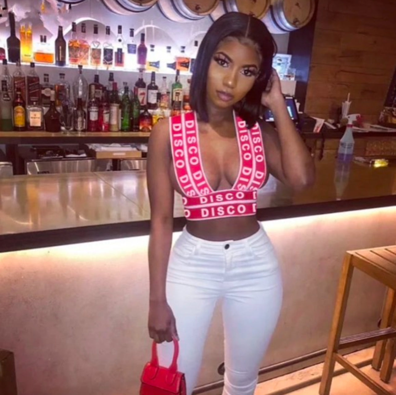 Suspended bandage overall top