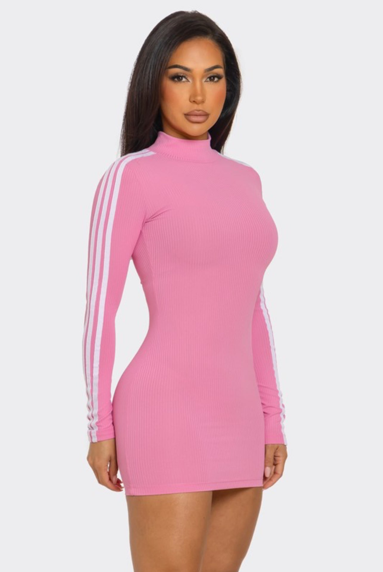 Sports bae mini dress- pink