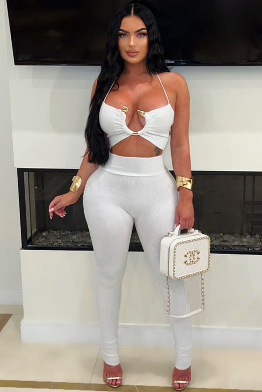 Pythonia metal legging set