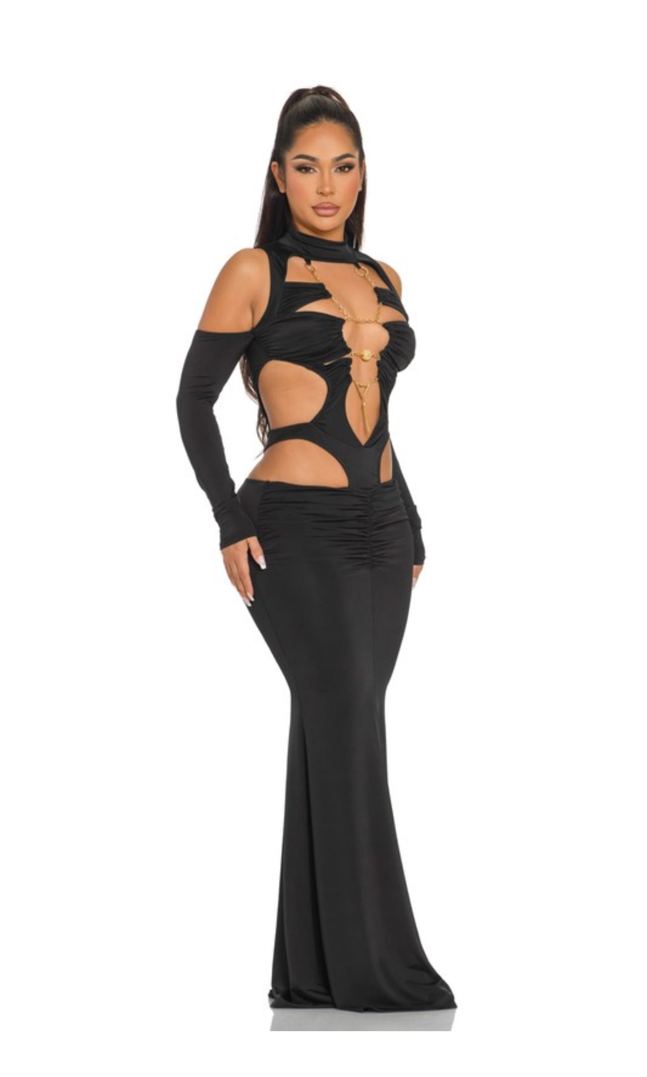 Mulilate dark long dress