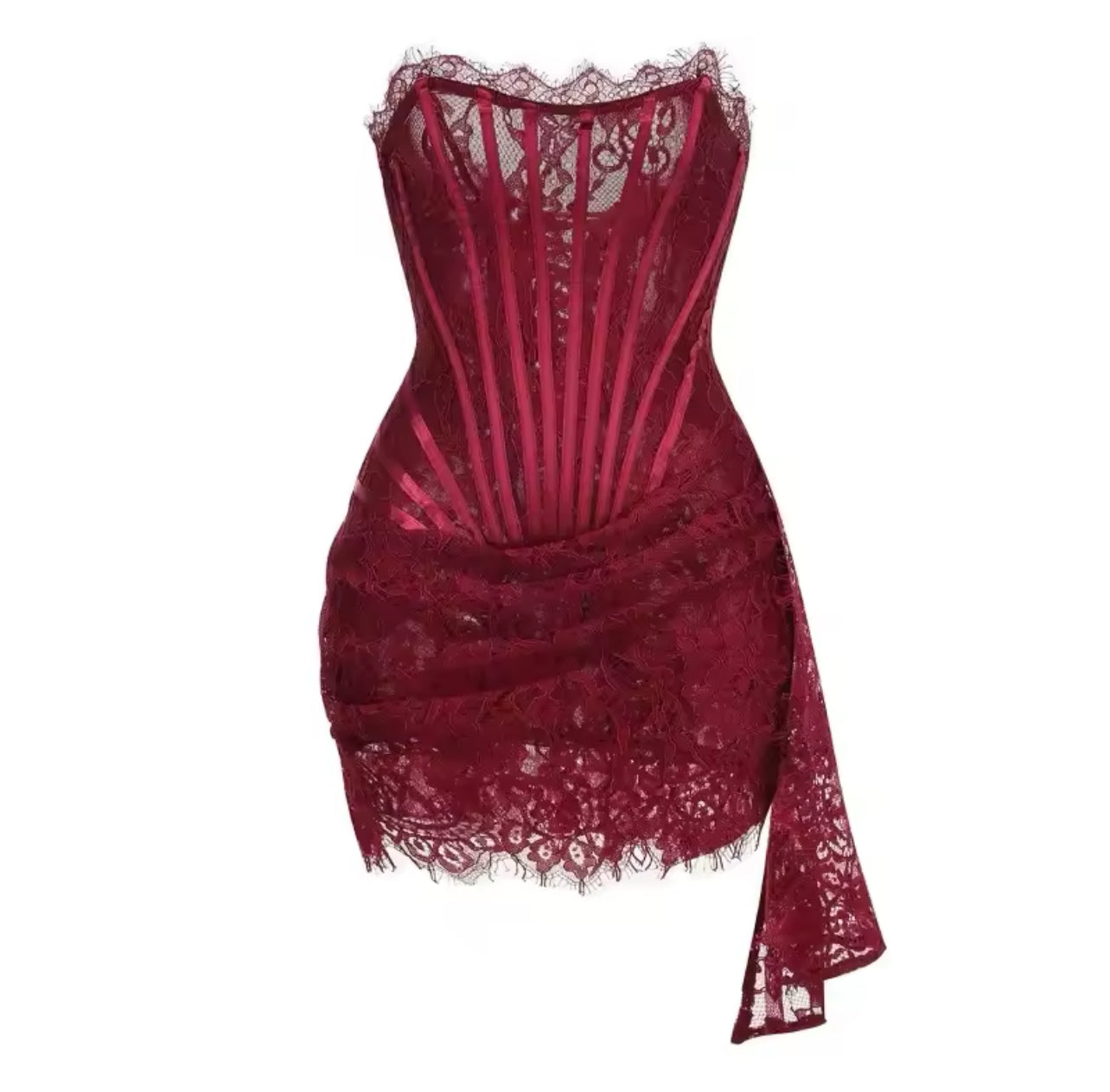 Hashiri lace corset dress