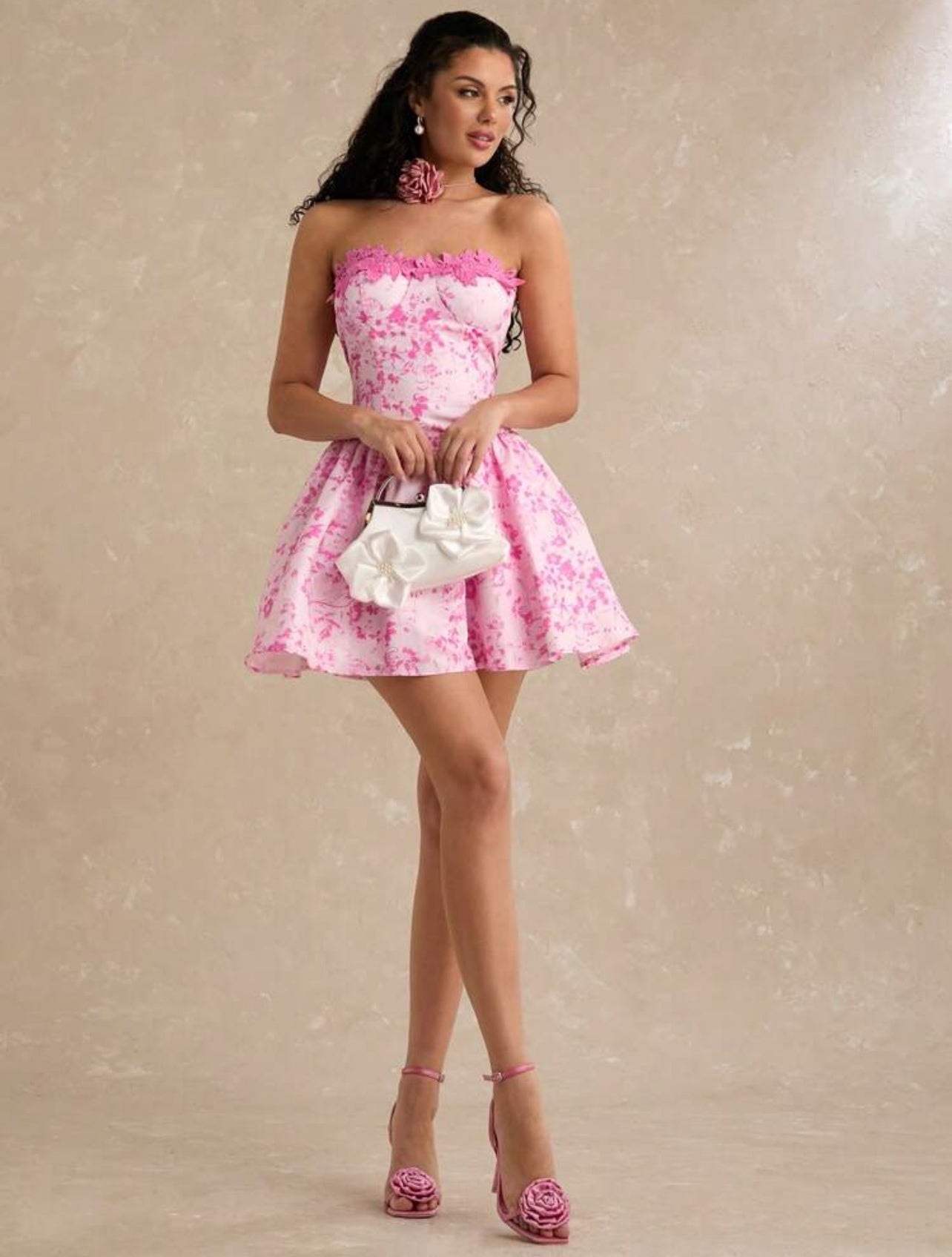 Katie flare peplum mini dress Rithz Styles Katie flare peplum mini dress Rithz Styles
