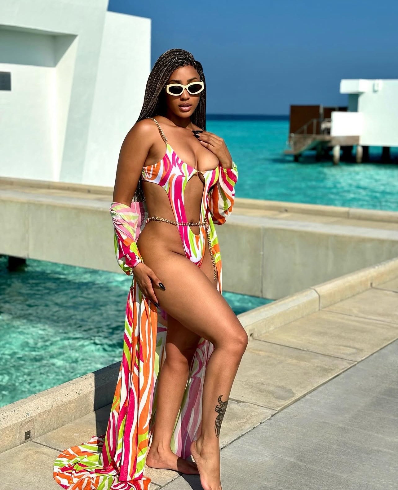 Fruitiv mixcolor monokini swim-set