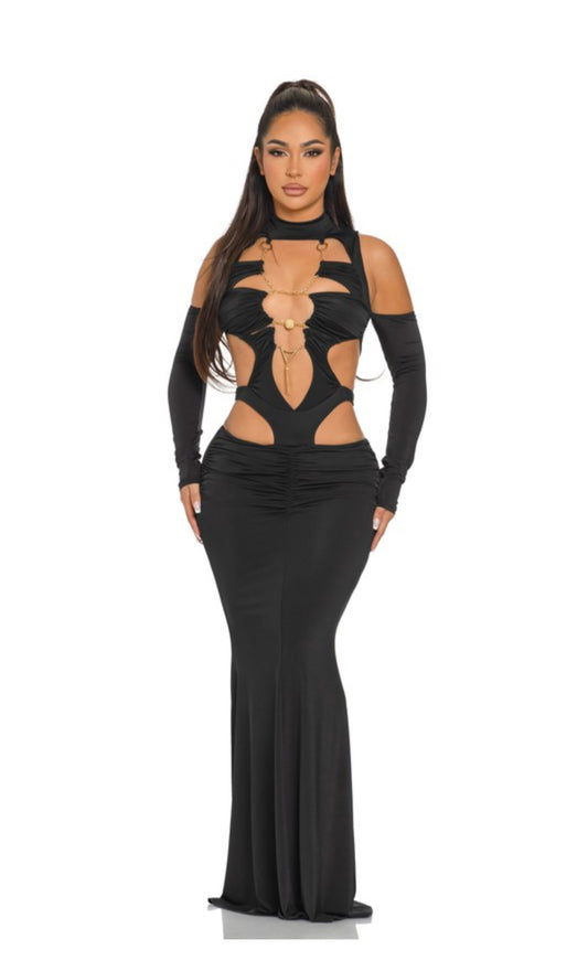 Mulilate dark long dress