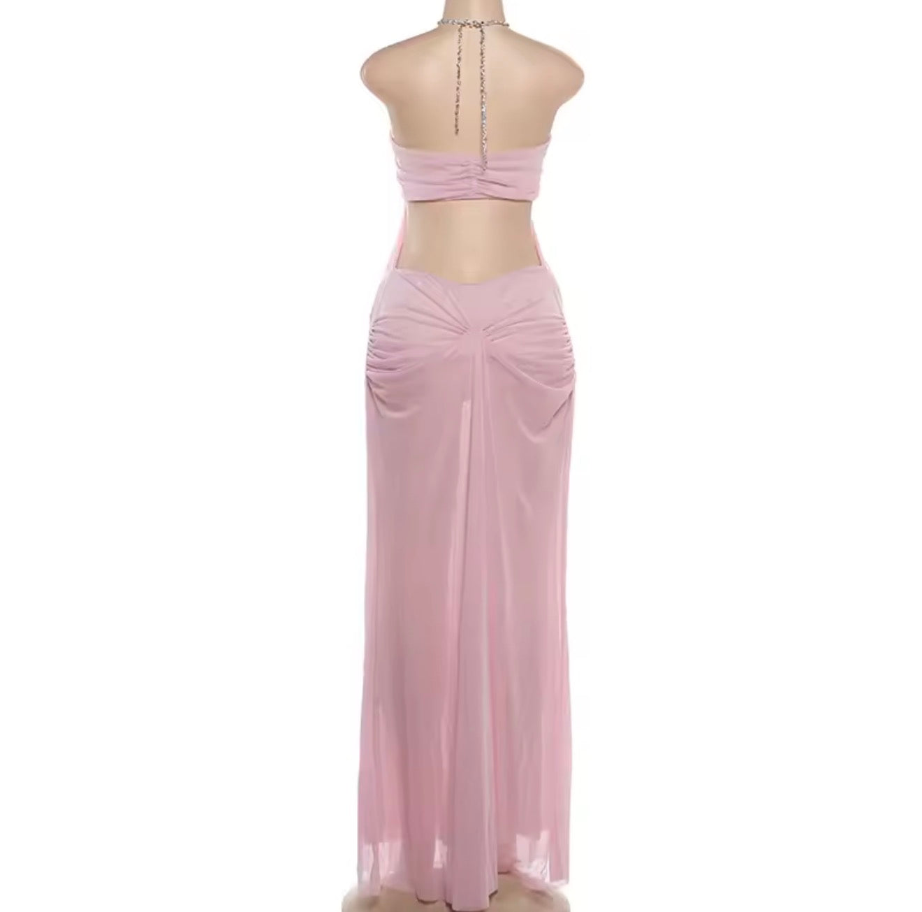 Kira knight veil layered long dress