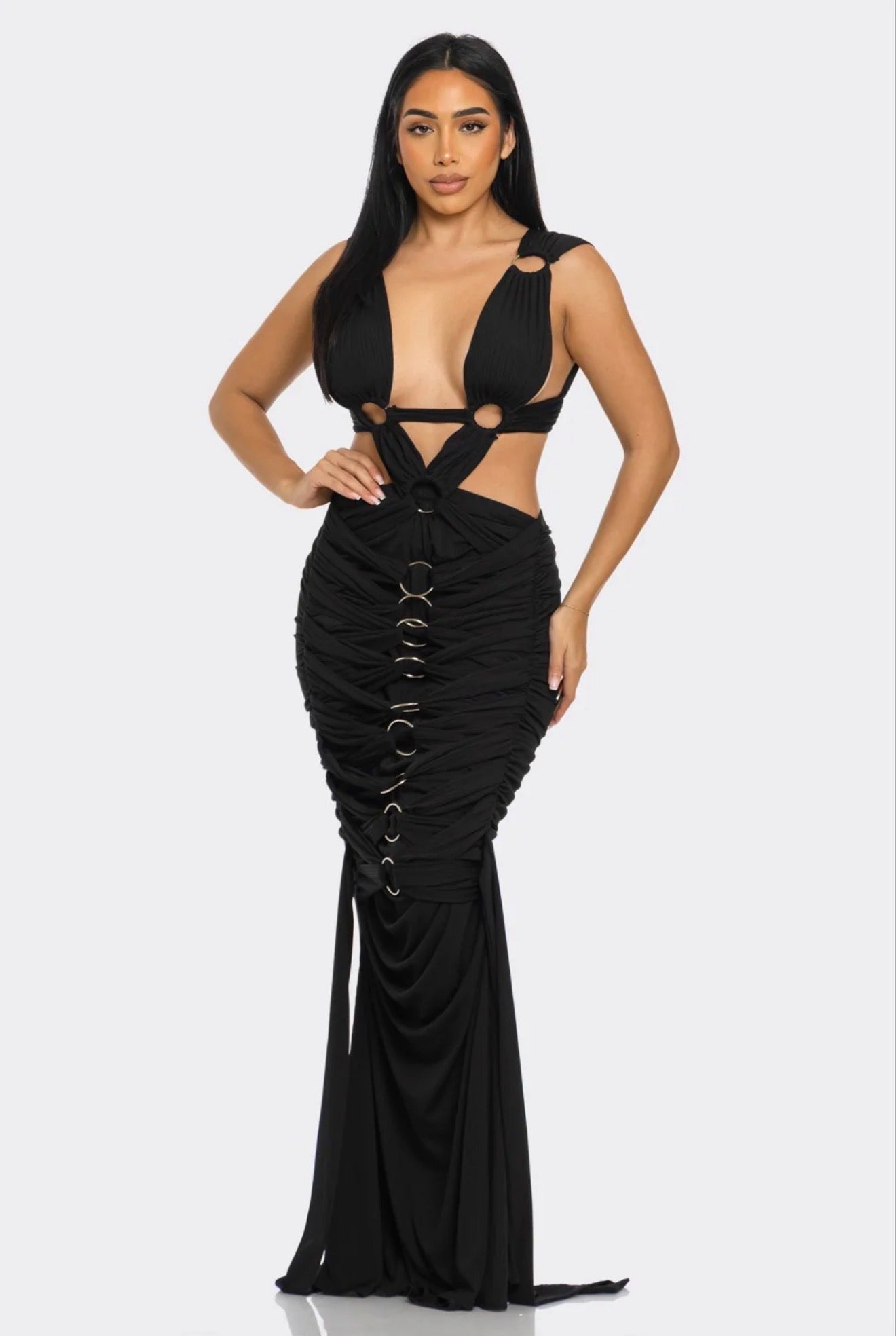Viartti wrapped maxi dress