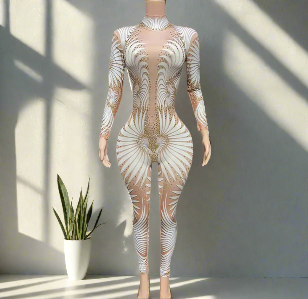 Bladezeri fanned out jumpsuit