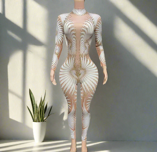 Bladezeri fanned out jumpsuit