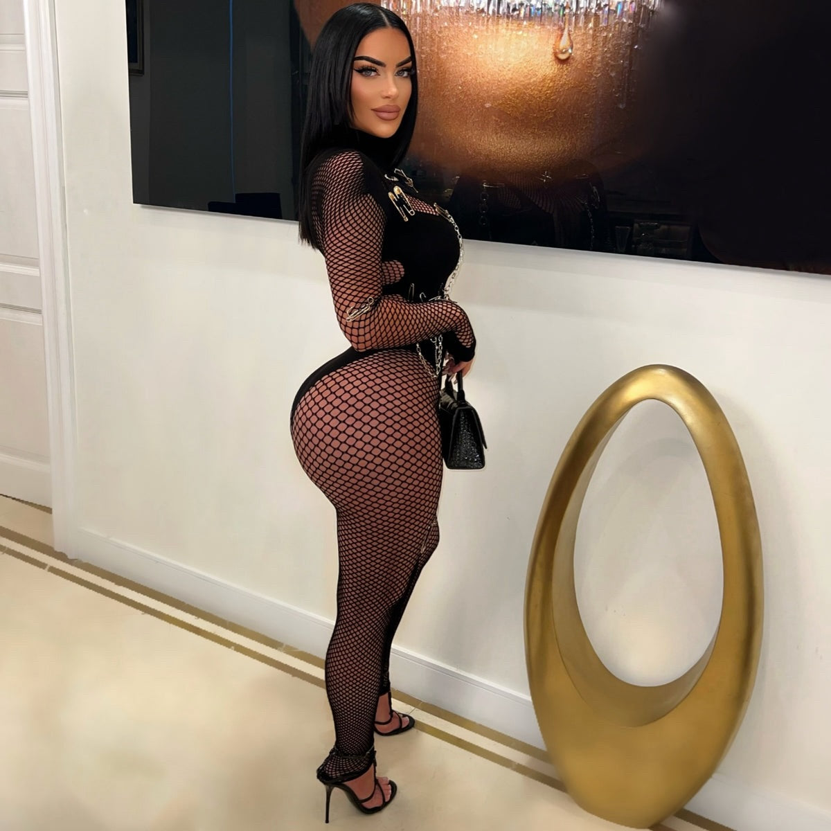 Rockellir emo pin jumpsuit