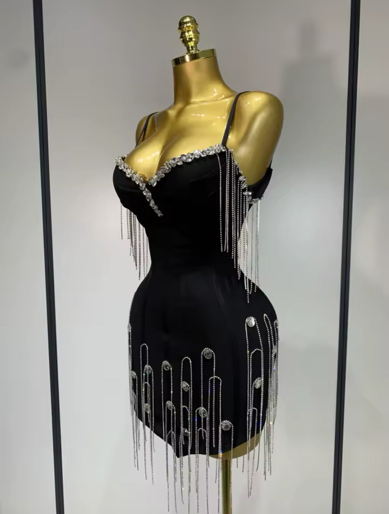 Elekki drip jewl dress