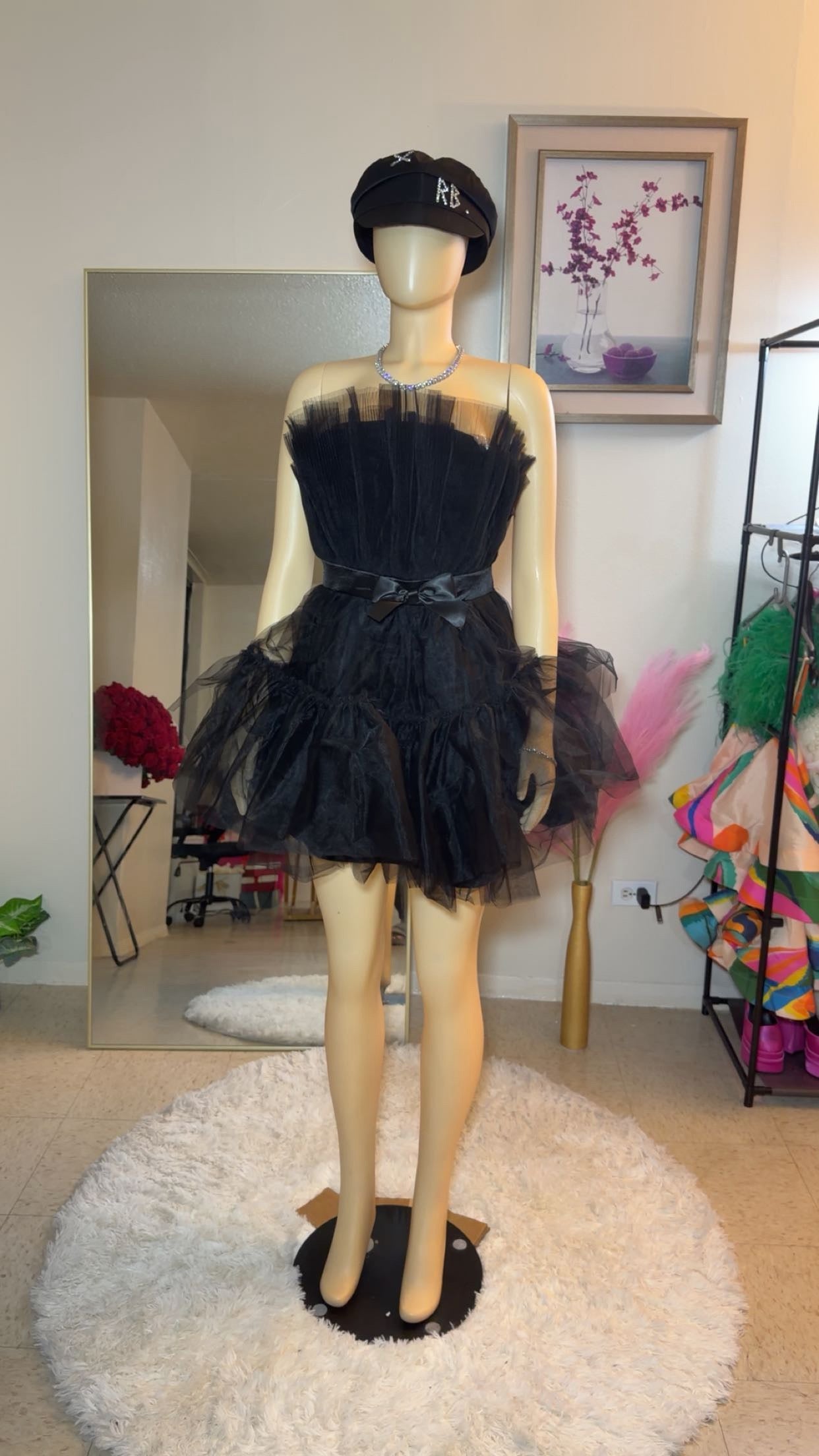 Frencesca tulle mini dress