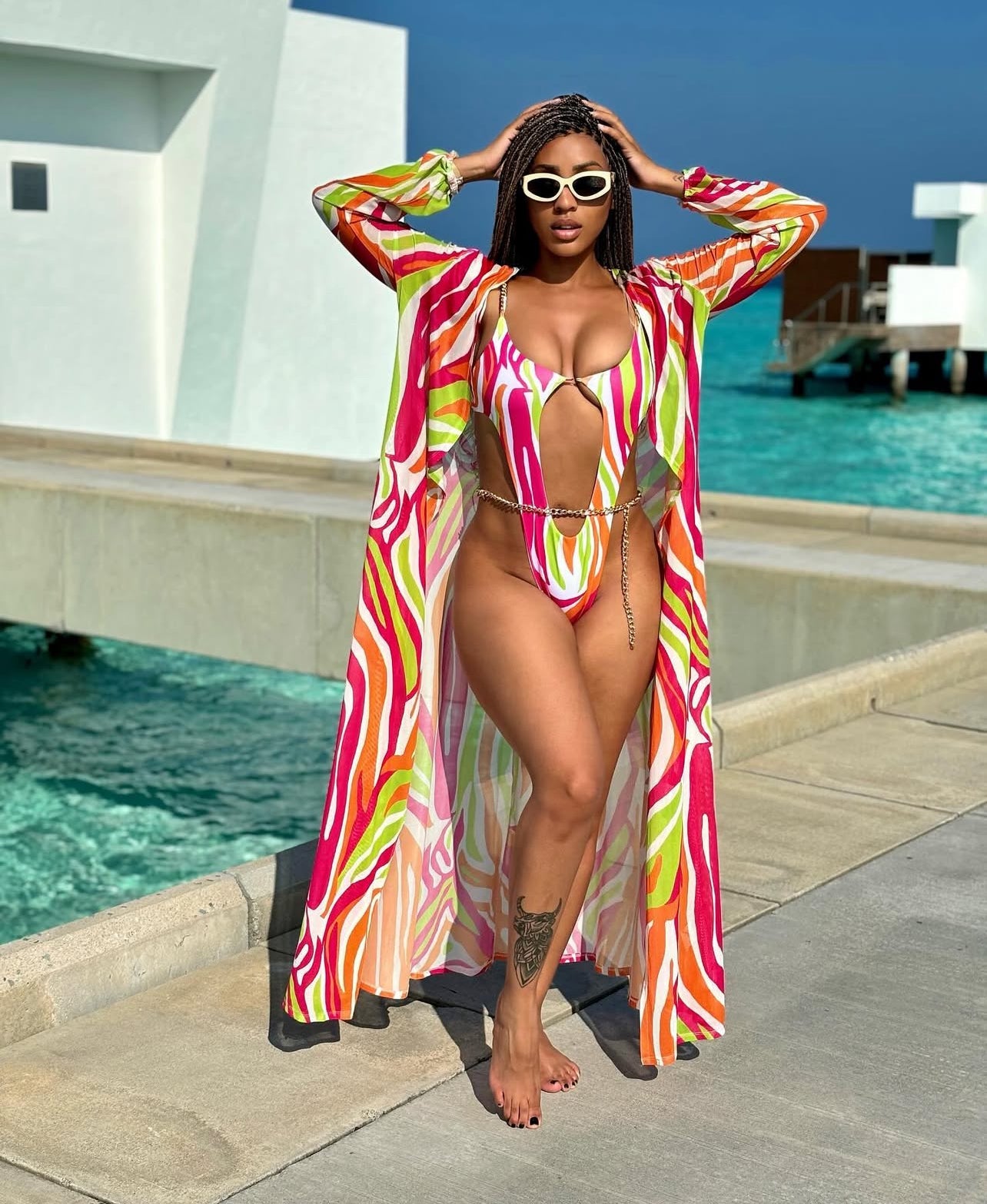 Fruitiv mixcolor monokini swim-set