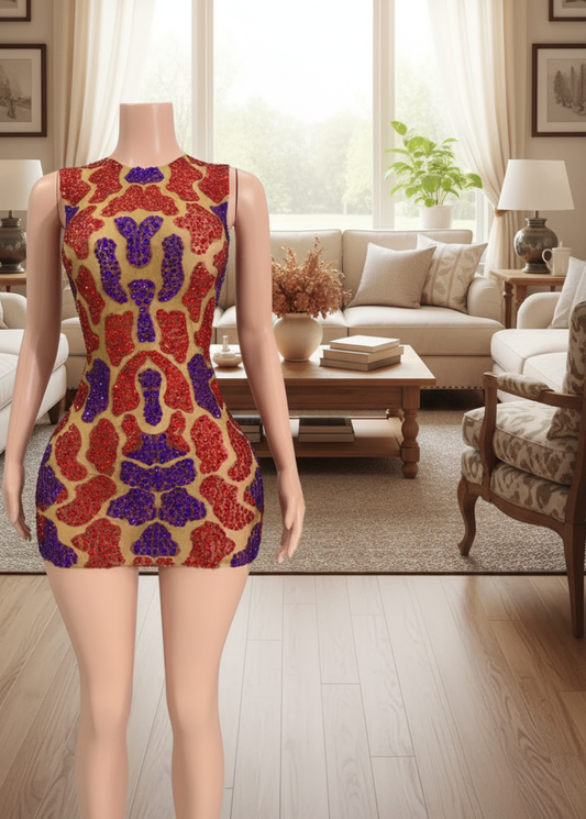 102 dalmatian spots mini dress