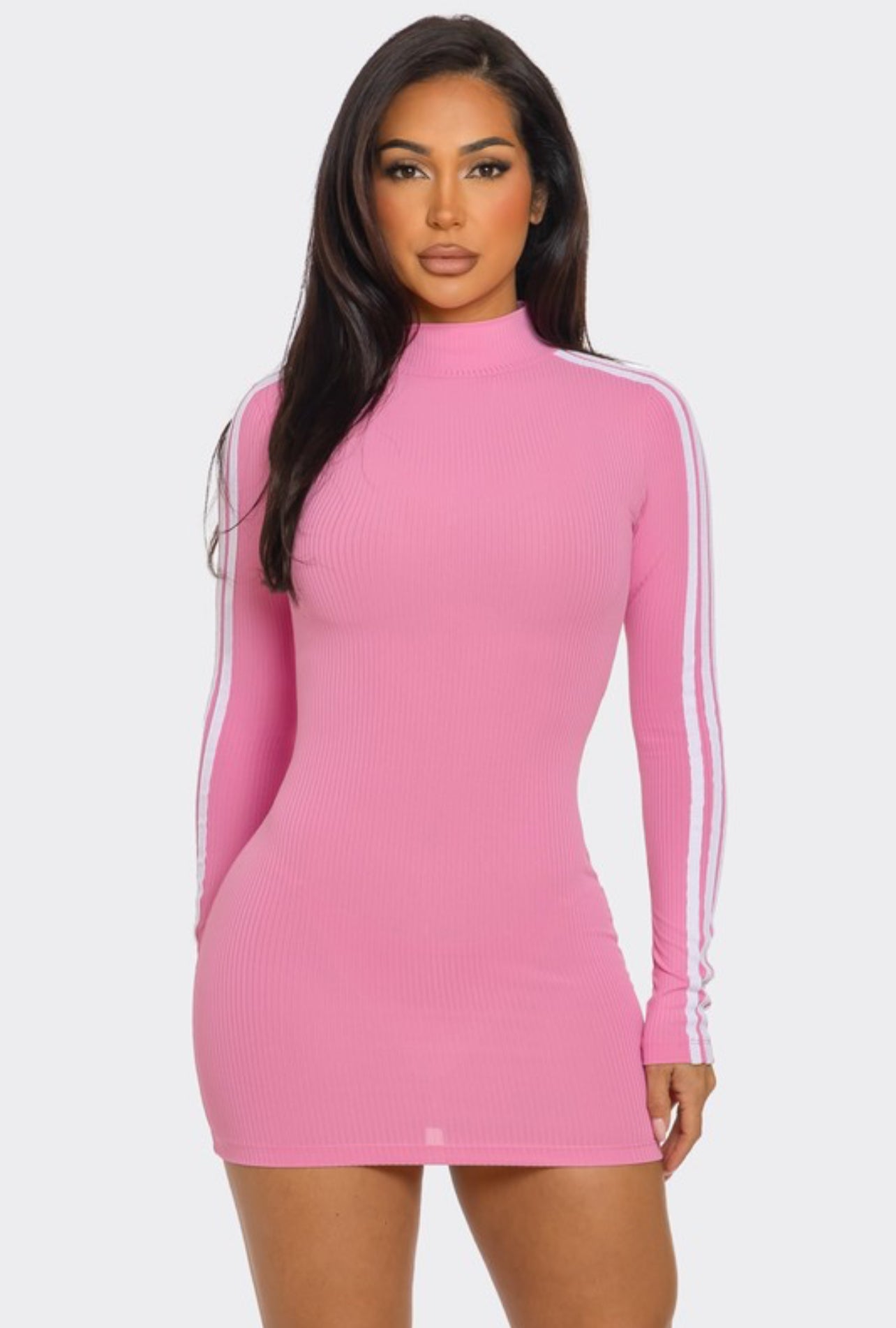Sports bae mini dress- pink