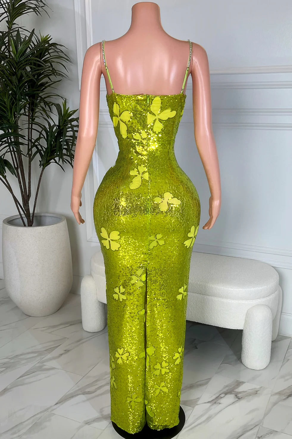 Encori shimmer long dress