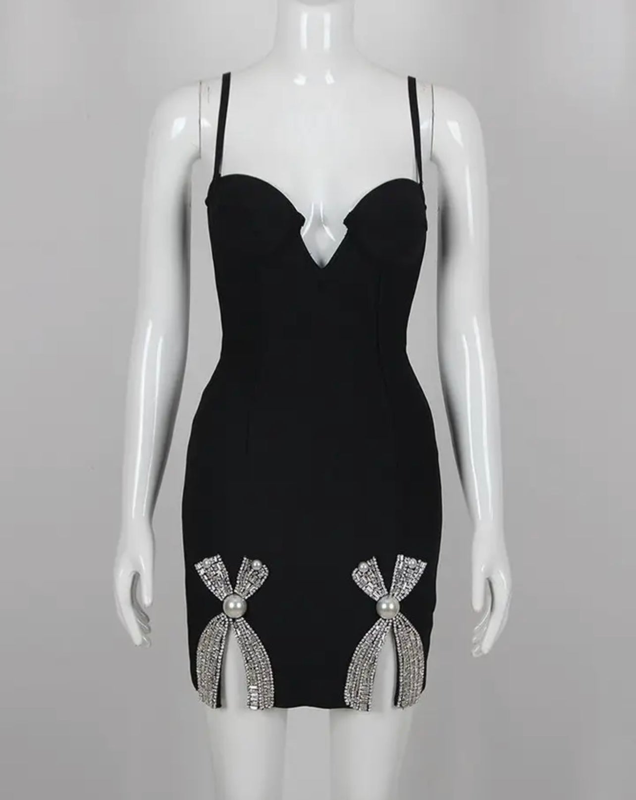 Pokkin twin diamond bow dress