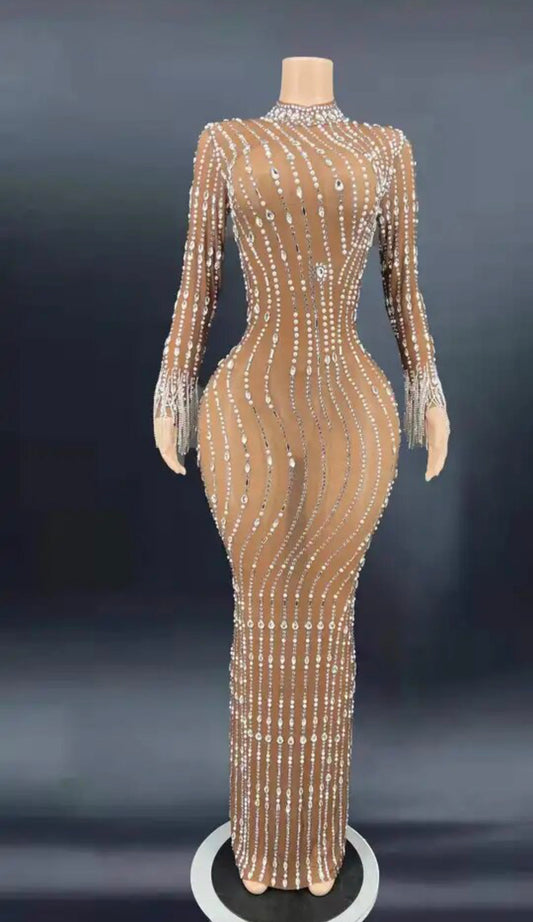 Gina rhinestones dress