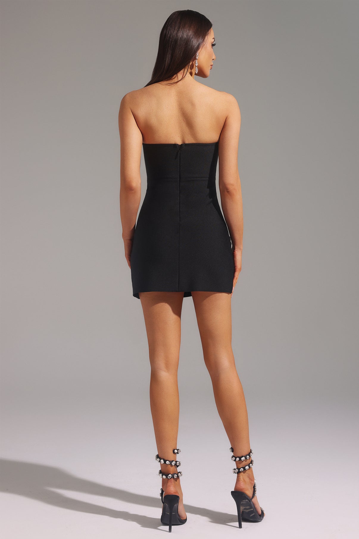Escariat bejeweled mini dress