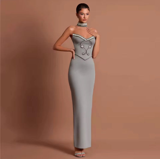 Ferriti V long dress