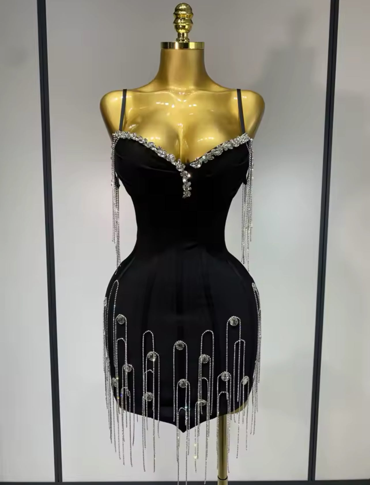 Elekki drip jewl dress