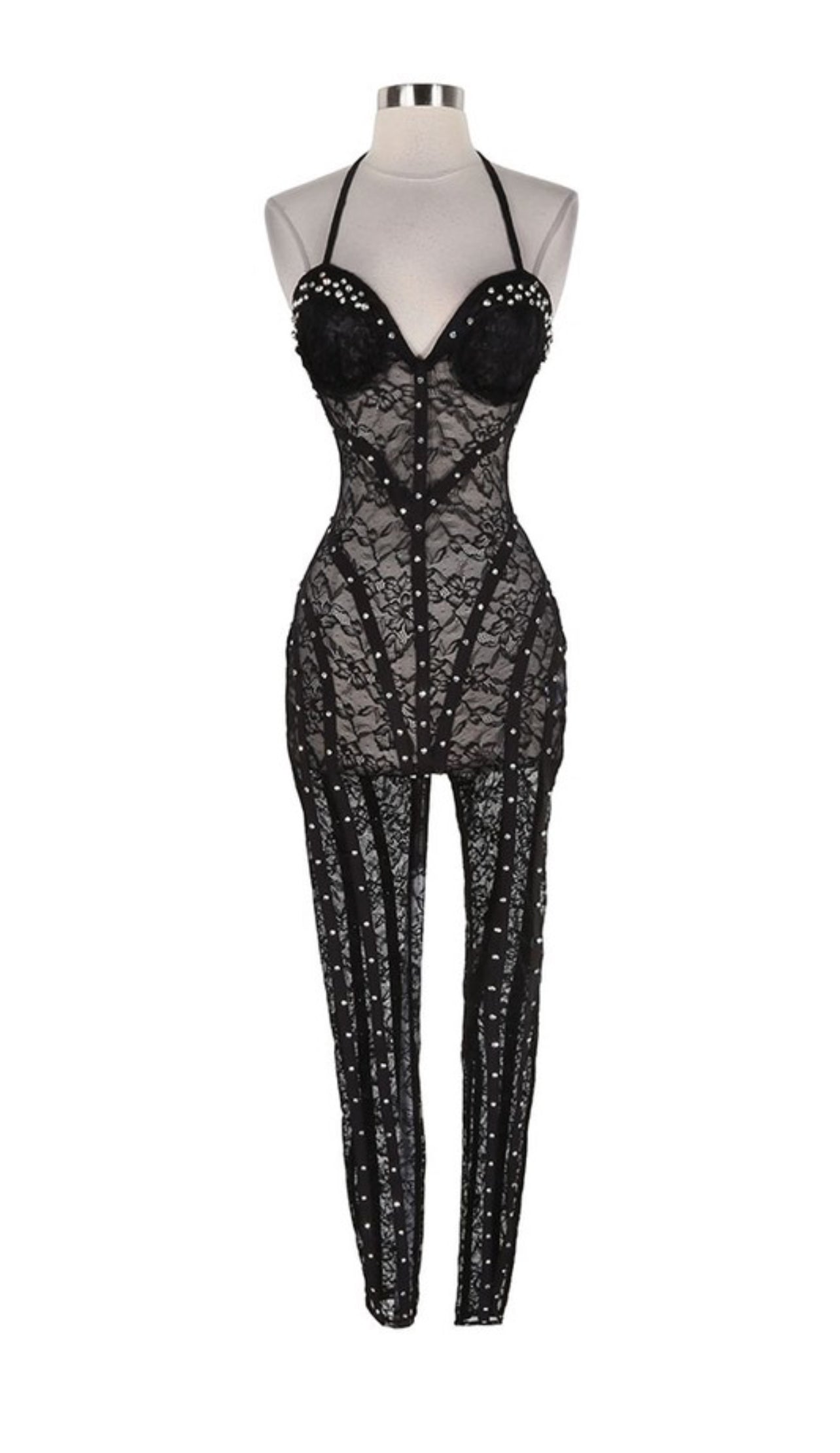 Lazzir lined lace jumpsuit