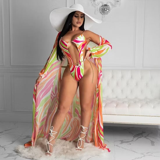 Fruitiv mixcolor monokini swim-set