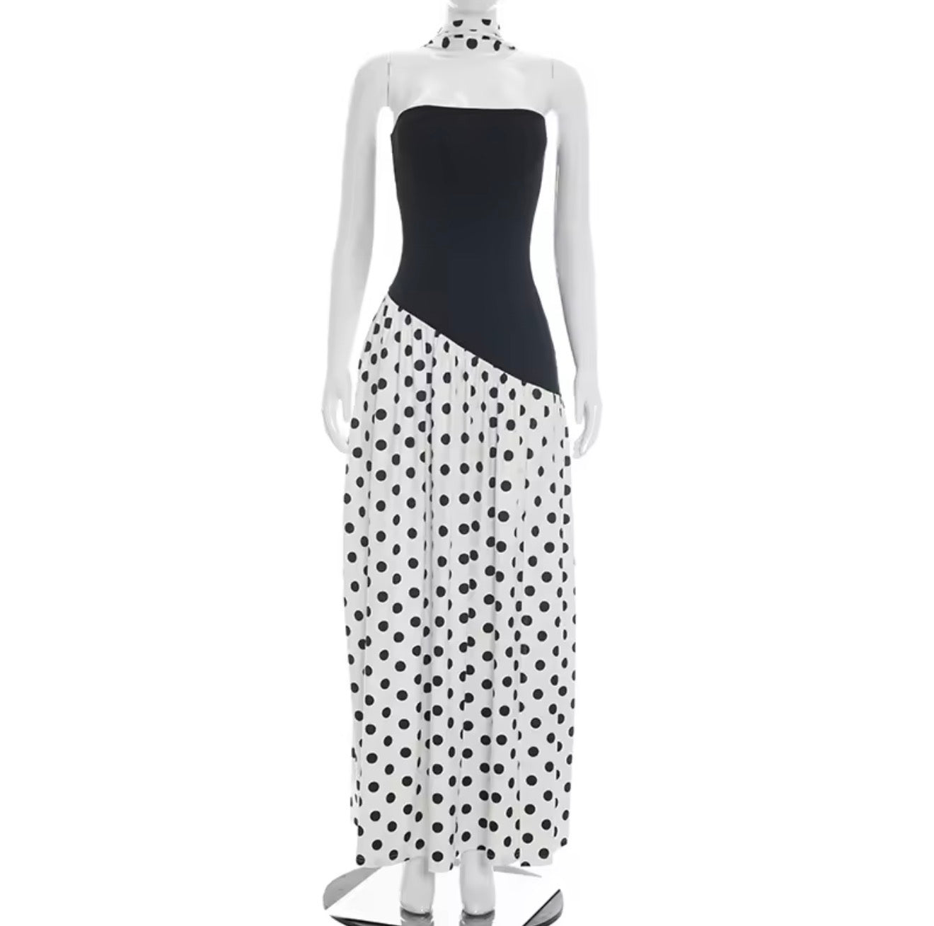 Ms Dilly Dally polka cocktail dress