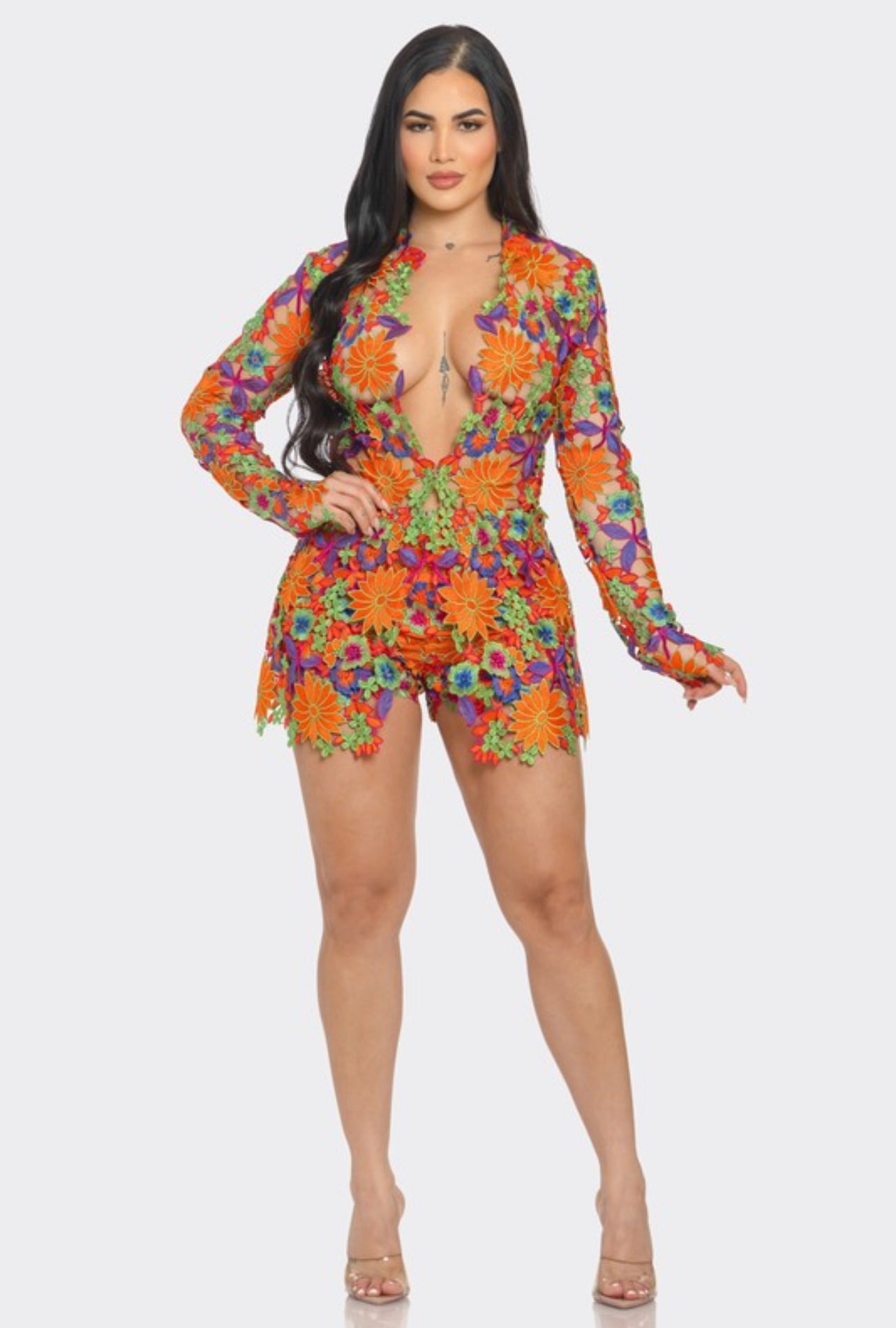 Floralyn beauty jacket suit