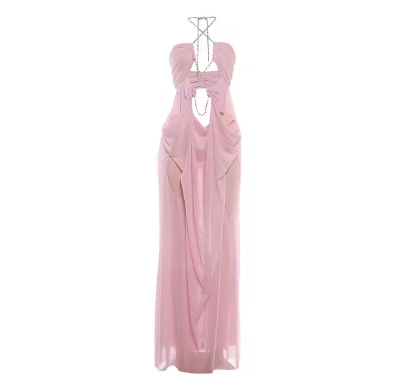 Kira knight veil layered long dress