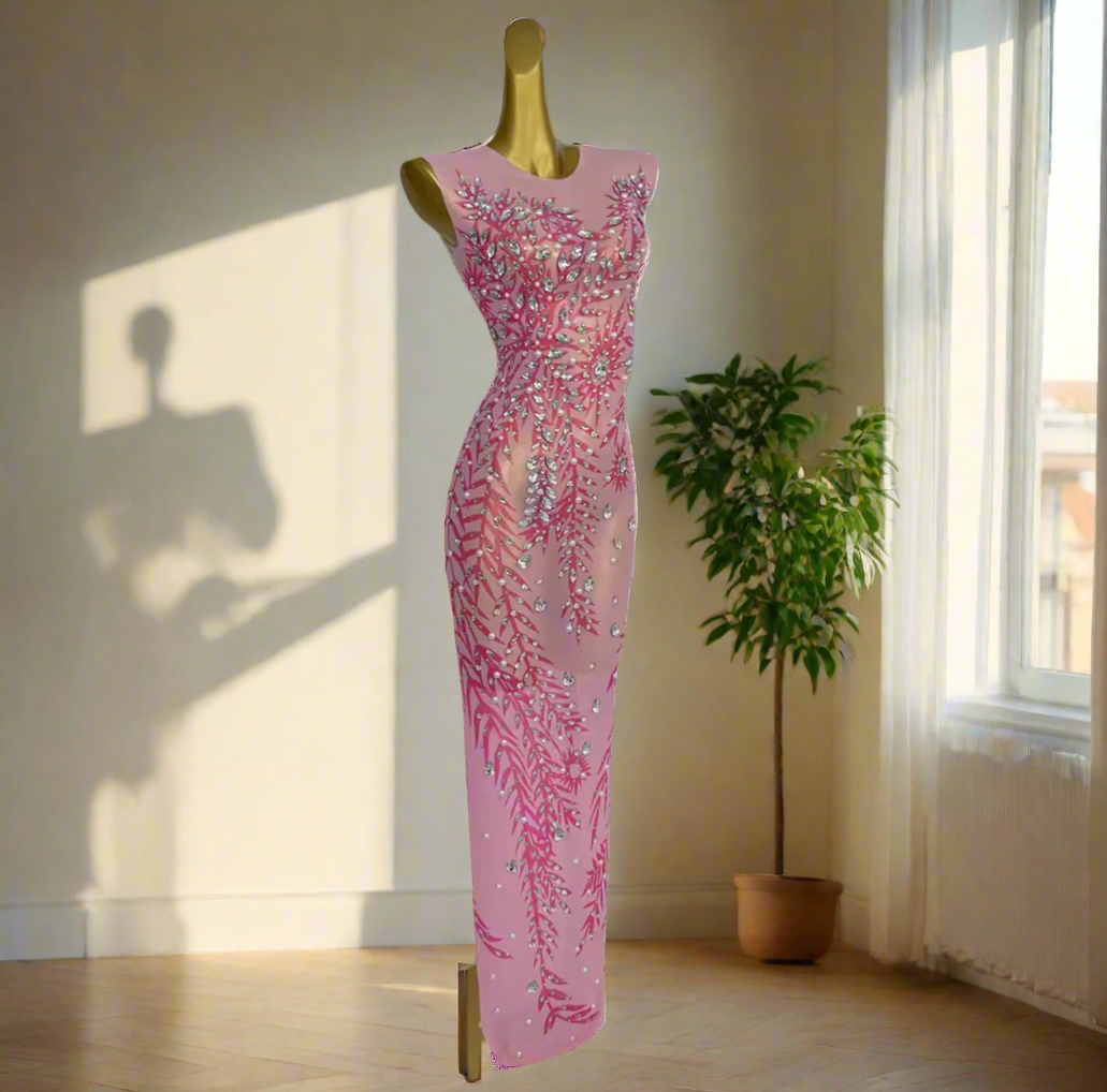 Poisés diamond glam long dress