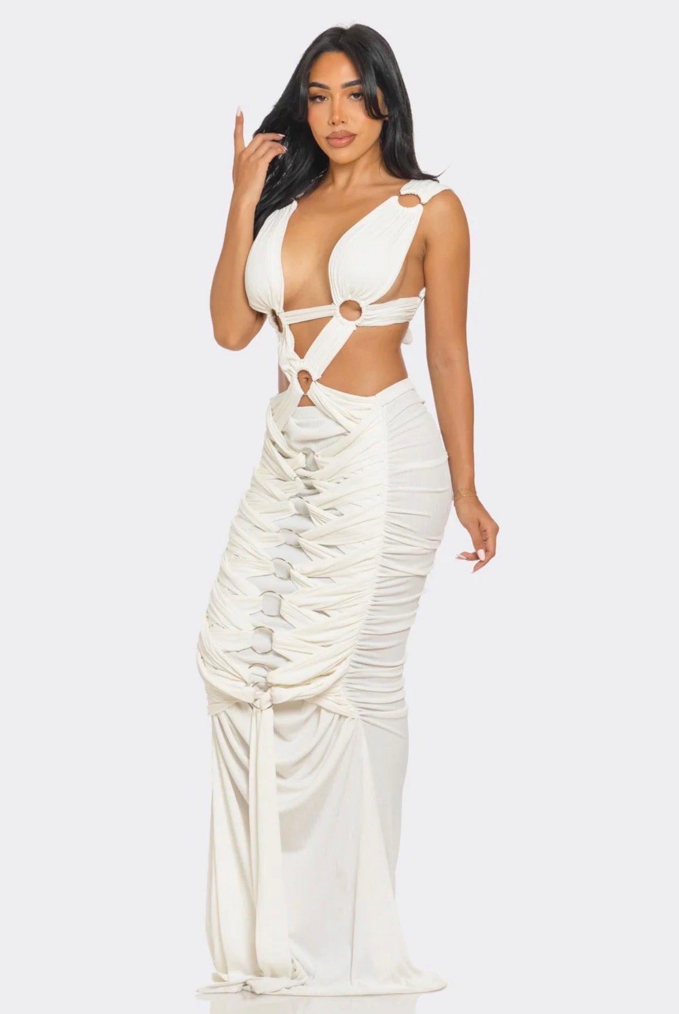 Viartti wrapped maxi dress