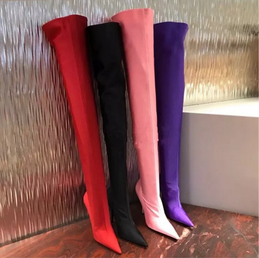 Kellesy thigh-high boots