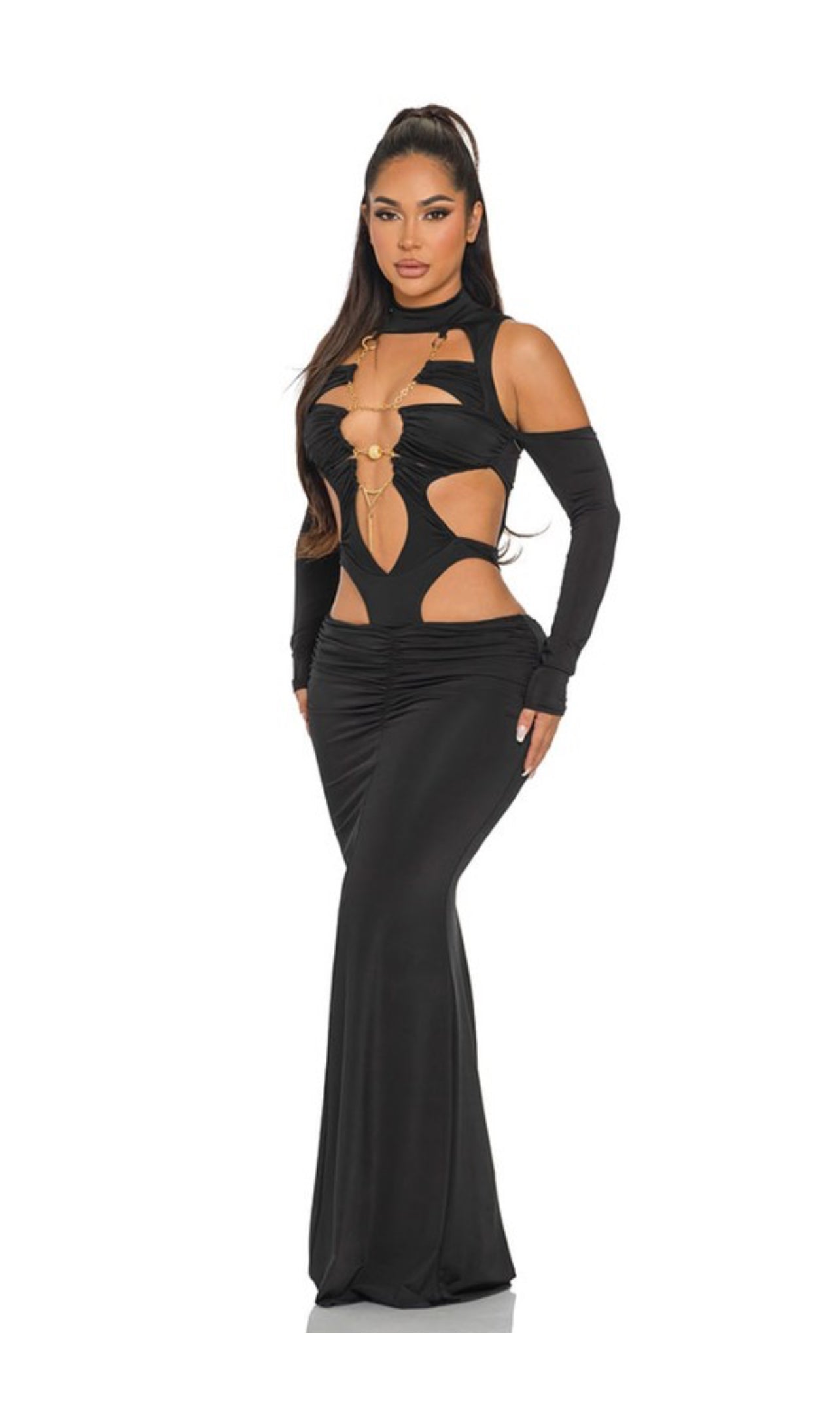 Mulilate dark long dress