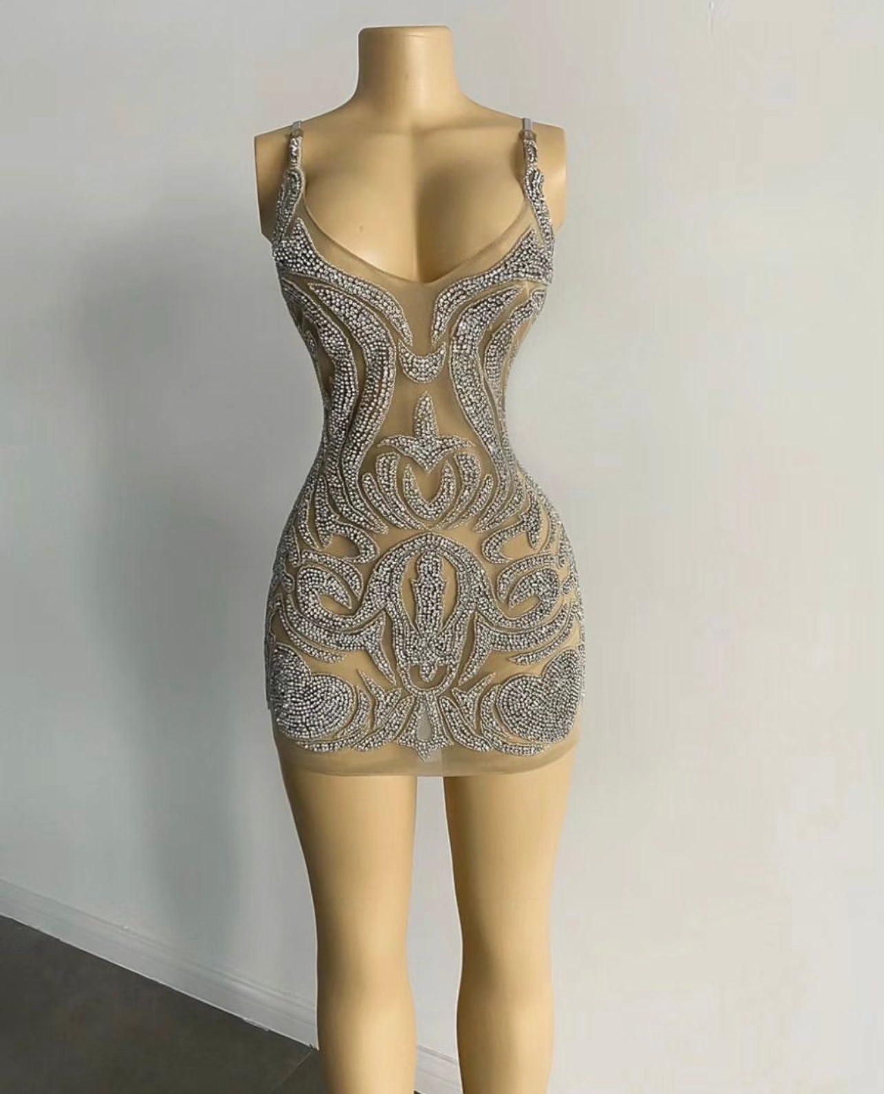 Lerriksi crystals mini dress