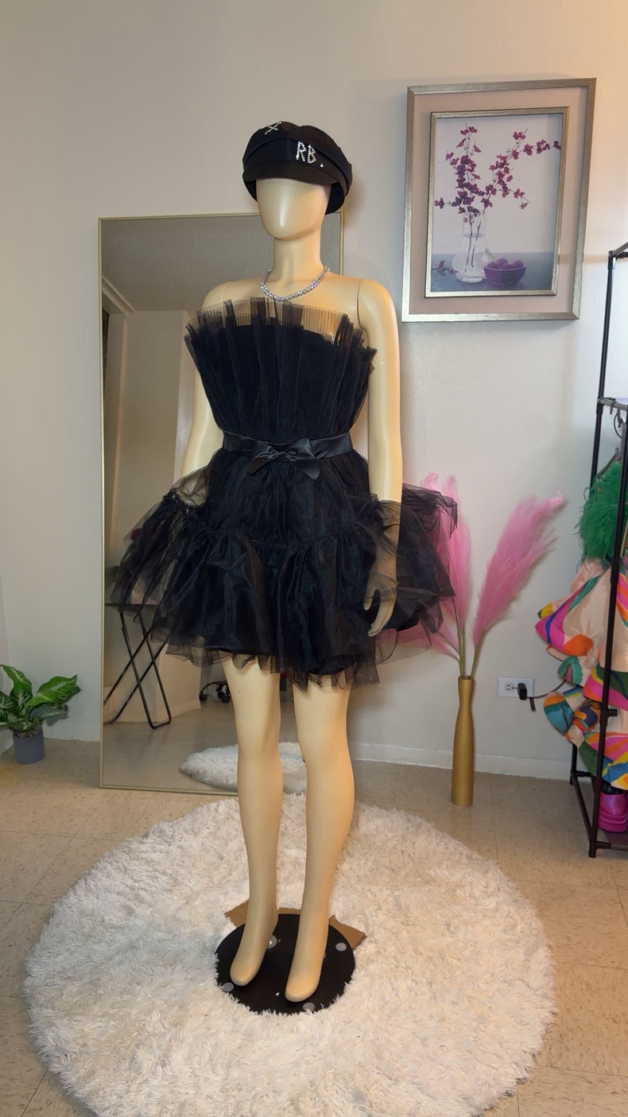 Frencesca tulle mini dress